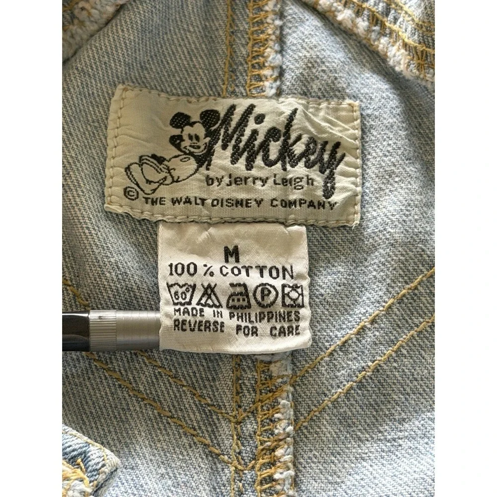 1990s Mickey Unlimited by Jerry Leigh Disney Vintage Overall Shortall Sz M